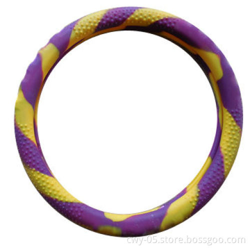 Customized Steering Wheel Cover with Silicone/Rubber, 32 to 39cm for Cars and Trucks